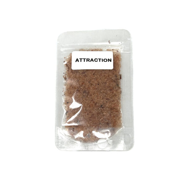 Shreyshti Ritual Bath Salt Attraction, 50g stand able pouch, a combination of salts, fragrances and herbs for space clearing and cleansing, anoint candles and cleansing tools or crystals